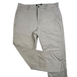 Mountain Khakis Modern Fit Pants Mens 38x30 Straight Tan Cotton Blend Stretch
